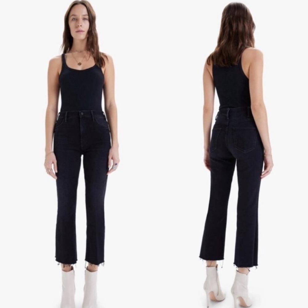 MOTHER The Hustler Ankle Fray Jeans in Not Guilty Size 27
